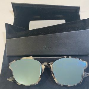 Christian Dior abstract reflective sunglasses